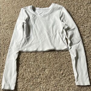 White Long Sleeve Top